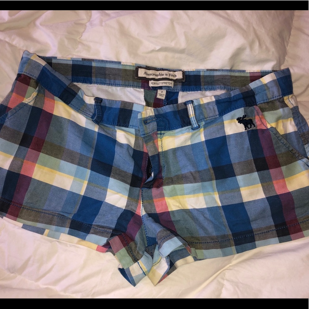 Abercrombie and Fitch plaid shorts